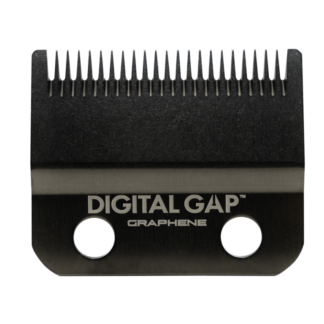 COCCO Digital Gap™, Graphene blade was manufactured with a graphene coating. GRAPHENE - derived from graphite, glassy bond super material" made entirely of carbon atoms and bonds Graphene is the thinnest material known to man and also incredibly strong - about 200 times stronger than steel. On top of that It is truly a material that could change the world, with unlimited potential for integration in almost any industry. The Fade Blade is the most advanced blade on the market, available only from Cocco. Made from one of the hardest substances on earth, this blade’s Graphene coating allows for a lower coefficient of friction and lower blade temperatures. The blade includes an oil reservoir to keep the blade cooler. Graphene Fade blades offer micro-calibrated Digital Gap™ technology for sculpting and specific detail trimming. This blade is precisely calibrated to stay sharper longer and has a longer life. The Graphene blade allows for unparalleled performance in comfort and reliability. Suitable for a variety of hair textures and skin types. 90 Rockwell Hardness to keep its edge longer. Features and details: Sharp Intense distinction Stays exceptionally cooler Low coefficient of friction Less heat / stays exceptionally cooler Improved steel durable with 90 Rockwell hardness Longer Blade lifespan 9-14 months Retains its sharpness longer Out last all other blades on the market Extreme comfort Non-corrosive Made for the Cocco® HYPER VELOCE PRO CLIPPER, VELOCE PRO CLIPPER & ALL METAL BLDC CLIPPER