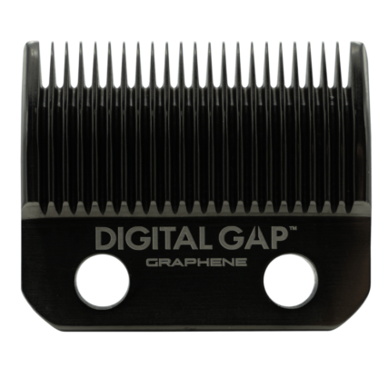 COCCO Digital Gap™, Graphene blade was manufactured with a graphene coating. GRAPHENE - derived from graphite, glassy bond super material" made entirely of carbon atoms and bonds Graphene is the thinnest material known to man and also incredibly strong - about 200 times stronger than steel. On top of that It is truly a material that could change the world, with unlimited potential for integration in almost any industry. The Taper Blade is the most advanced blade on the market, available only from Cocco. Made from one of the hardest substances on earth, this blade’s Graphene coating allows for a lower coefficient of friction and lower blade temperatures. The blade includes an oil reservoir to keep the blade cooler. Graphene Taper blades offer micro-calibrated Digital Gap™ technology for sculpting and specific detail trimming. This blade is precisely calibrated to stay sharper longer and has a longer life. The Graphene blade allows for unparalleled performance in comfort and reliability. Suitable for a variety of hair textures and skin types. 90 Rockwell Hardness to keep its edge longer. Features and details: Sharp Intense distinction Stays exceptionally cooler Low coefficient of friction Less heat / stays exceptionally cooler Improved steel durable with 90 Rockwell hardness Longer Blade lifespan 9-14 months Retains its sharpness longer Out last all other blades on the market Extreme comfort Non-corrosive Made for the Cocco® HYPER VELOCE PRO CLIPPER, VELOCE PRO CLIPPER & ALL METAL BLDC CLIPPER